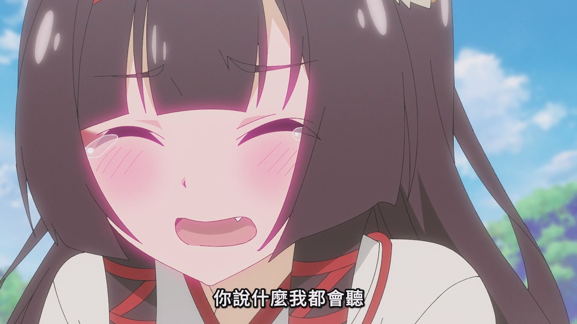 直接無視繭玉驚人的台詞,開始說明此處溫泉的成分… image