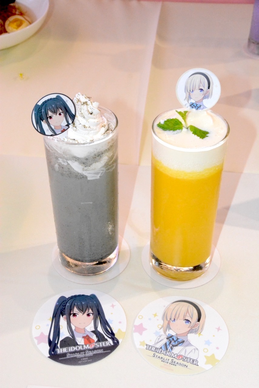 另外也以新登場的兩位偶像心白及亞夜的代表色以及性格為概念特別設計兩款精緻飲品 image