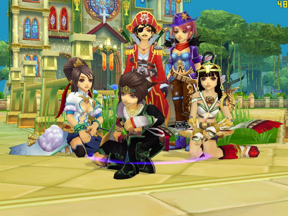 遊戲人物走日系風格