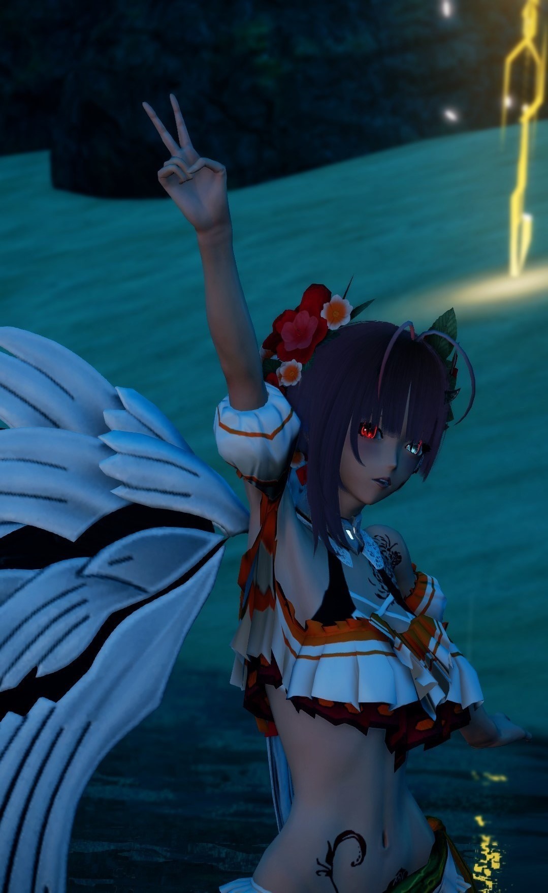 (PSO2)這頭髮顏色怎麼會自己變阿 - zen123456987的創作 - 巴哈姆特
