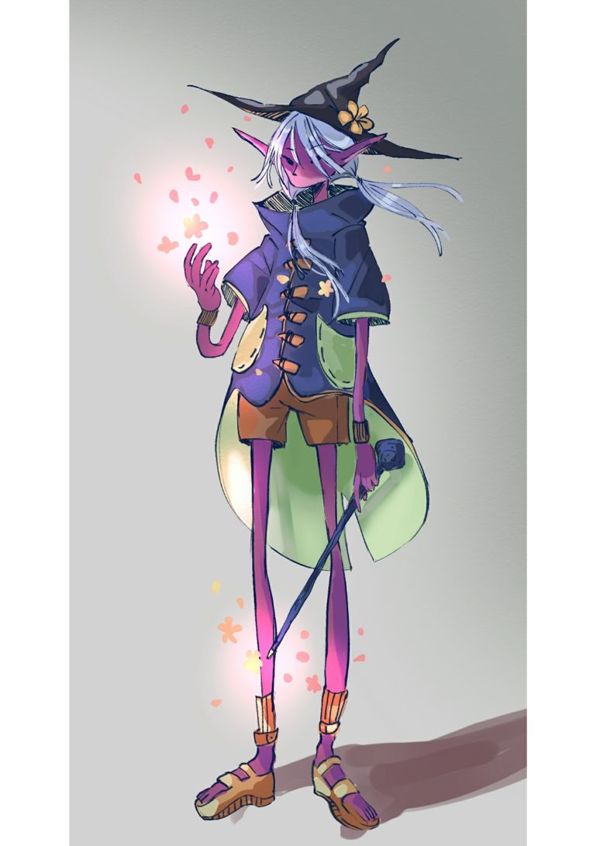[原創]魔女與花 - NaimiNanomet的創作 - 巴哈姆特