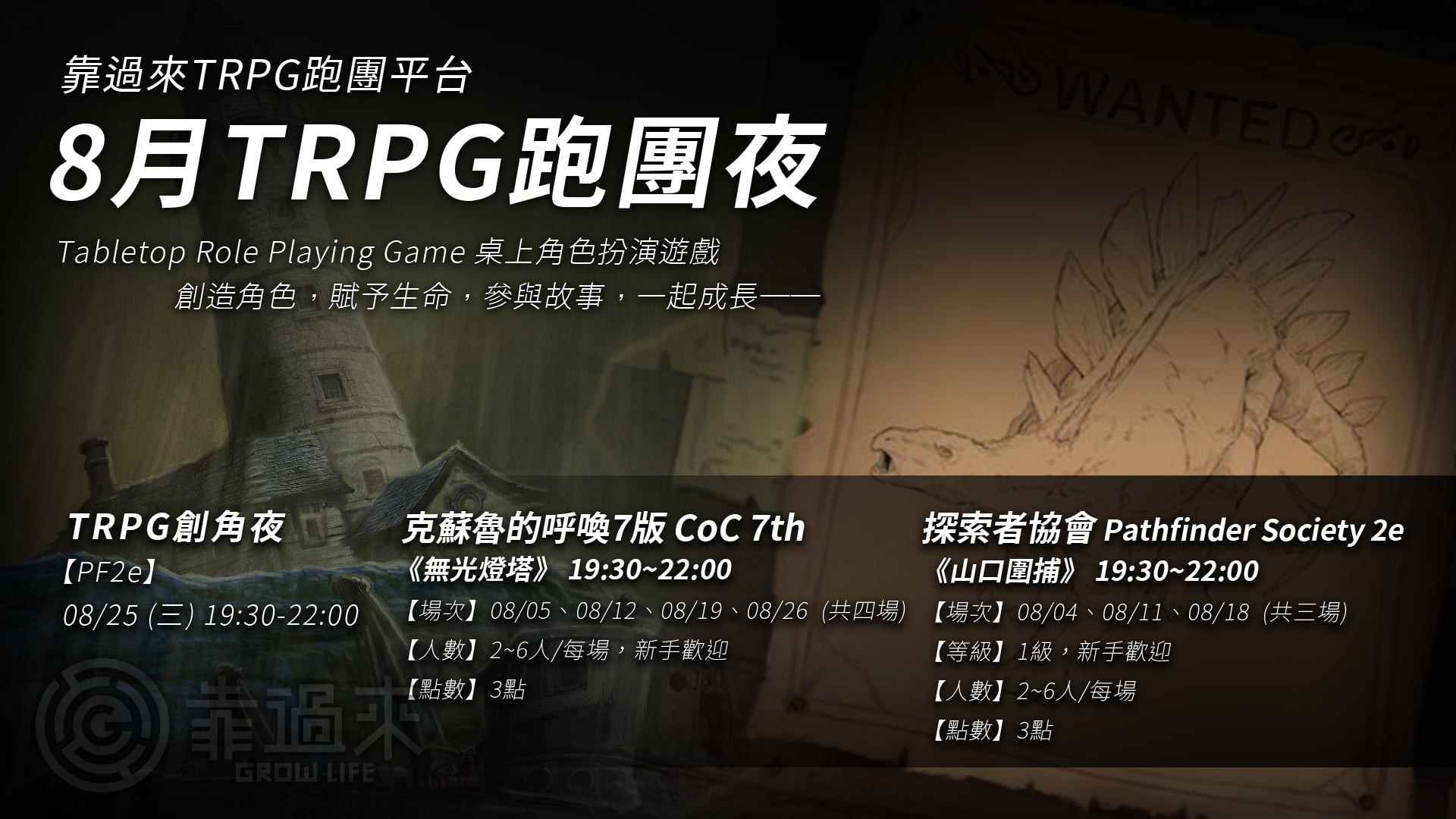 Trpg Coc 無光燈塔 跑團紀錄 Fliris003的創作 巴哈姆特