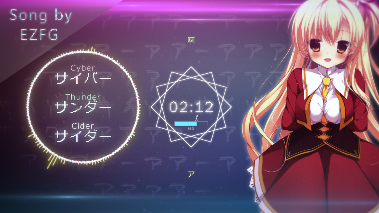 中日歌詞 サイバーサンダーサイダー Cyber Thunder Cider Ab0b0b5的創作 巴哈姆特