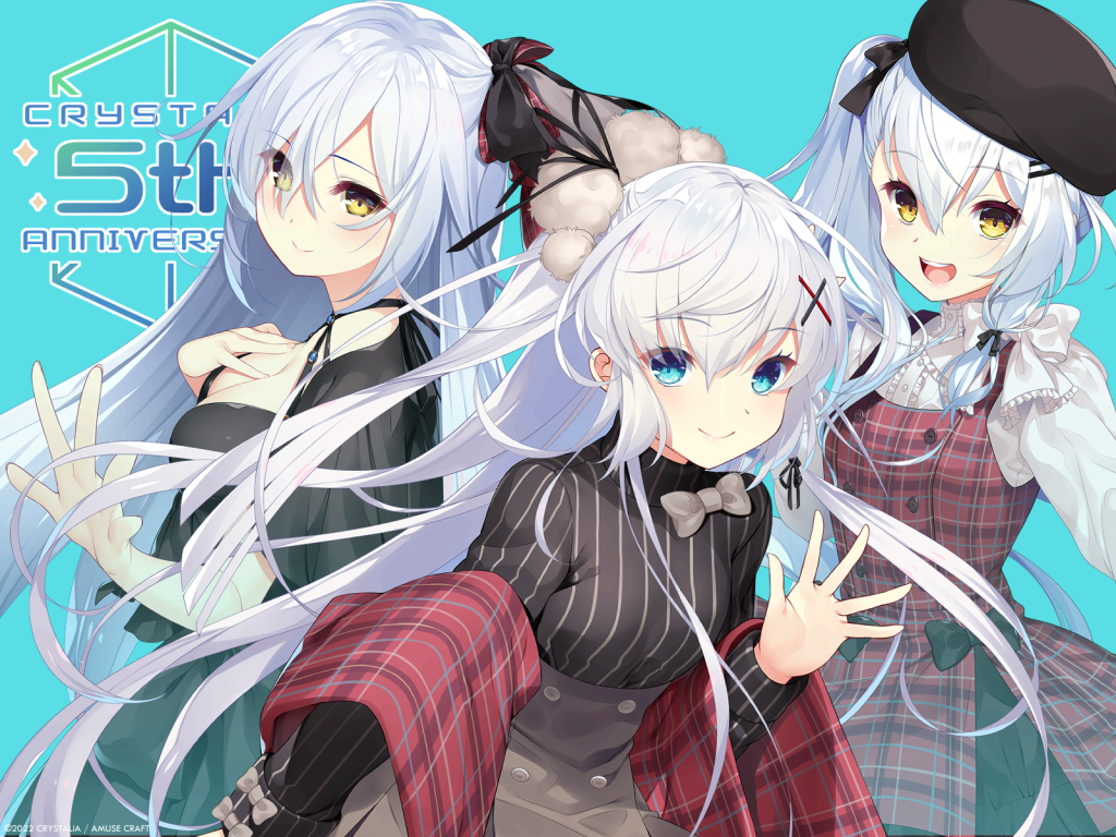 CRYSTALiA的5周年紀念桌布壁紙 - hth的創作 - 巴哈姆特