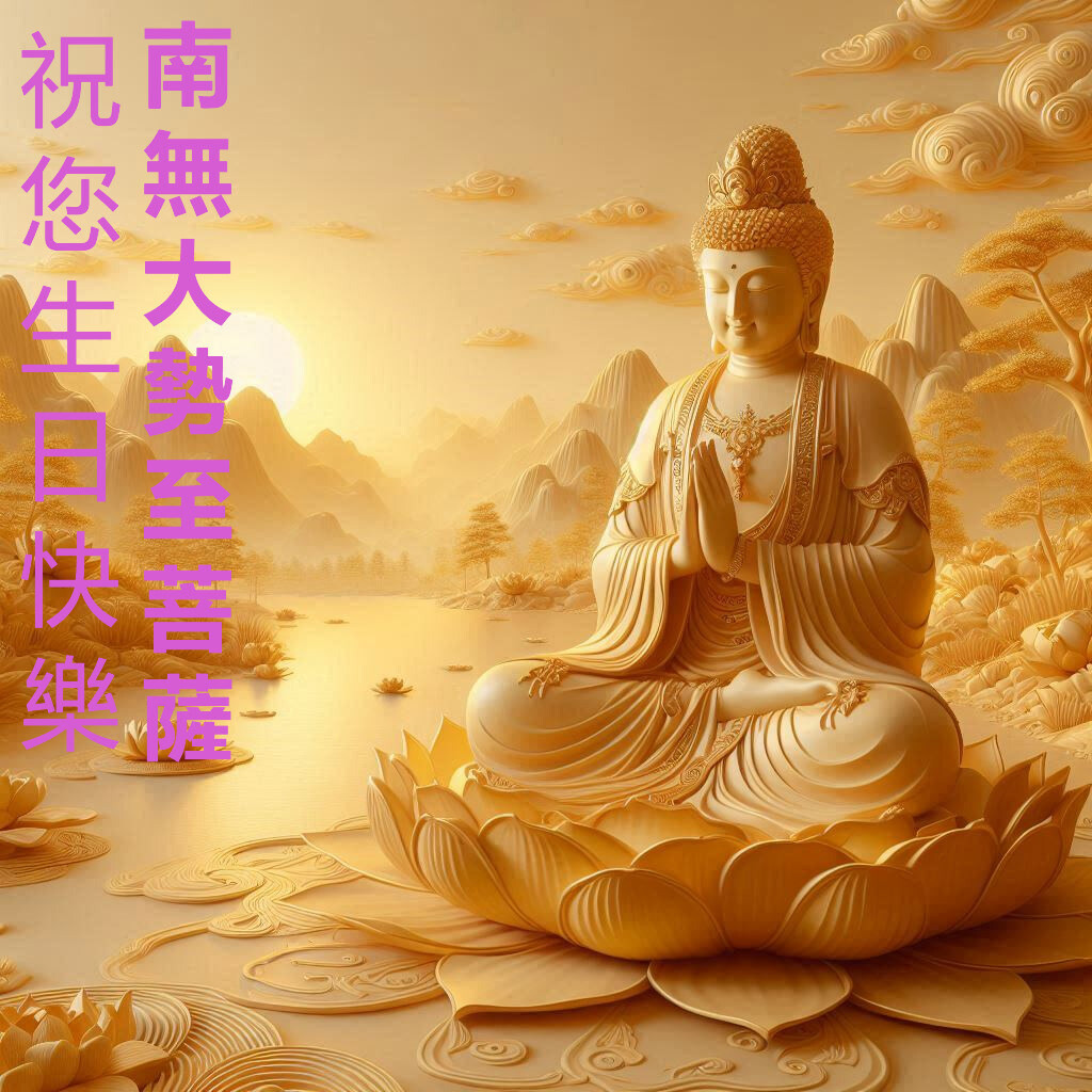 Y：0：6：大愛共善：南無大勢至菩薩：祝福 - benu3的創作 - 巴哈姆特