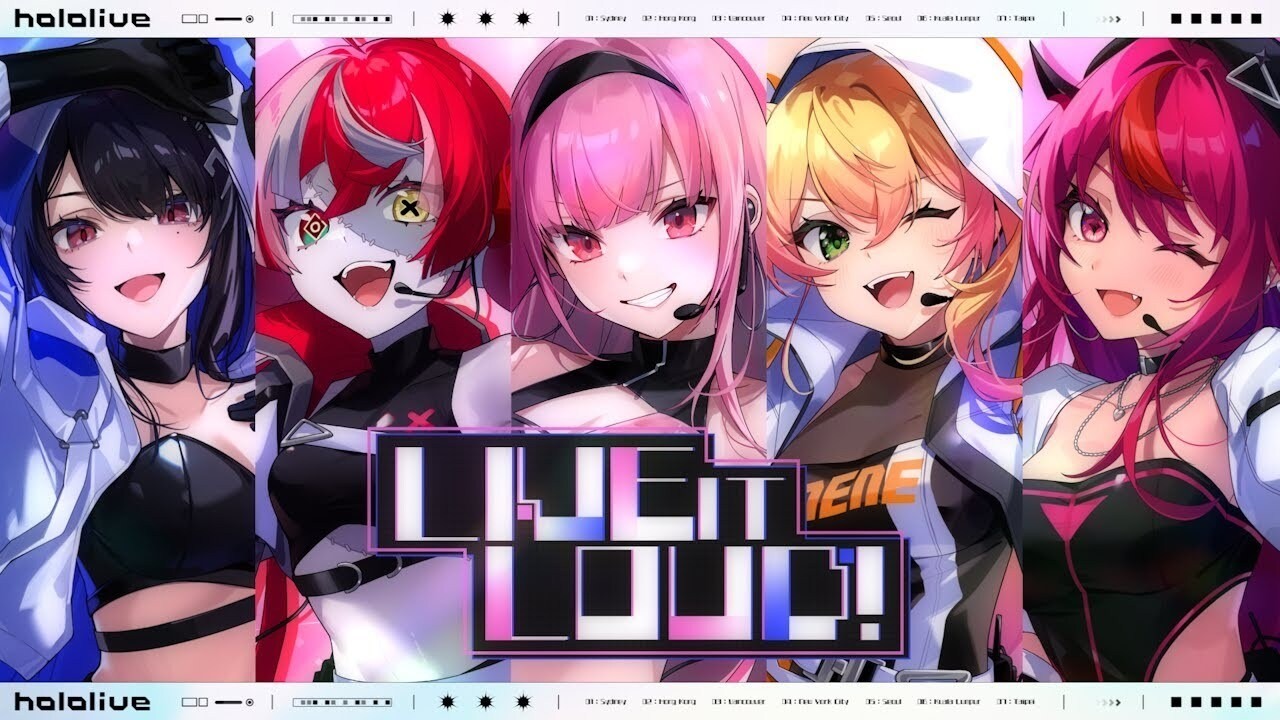 【歌詞中文翻譯轉載搬運】LIVE IT LOUD!【桃鈴ねね/Kureiji Ollie/Mori Calliope/IRyS/Nerissa