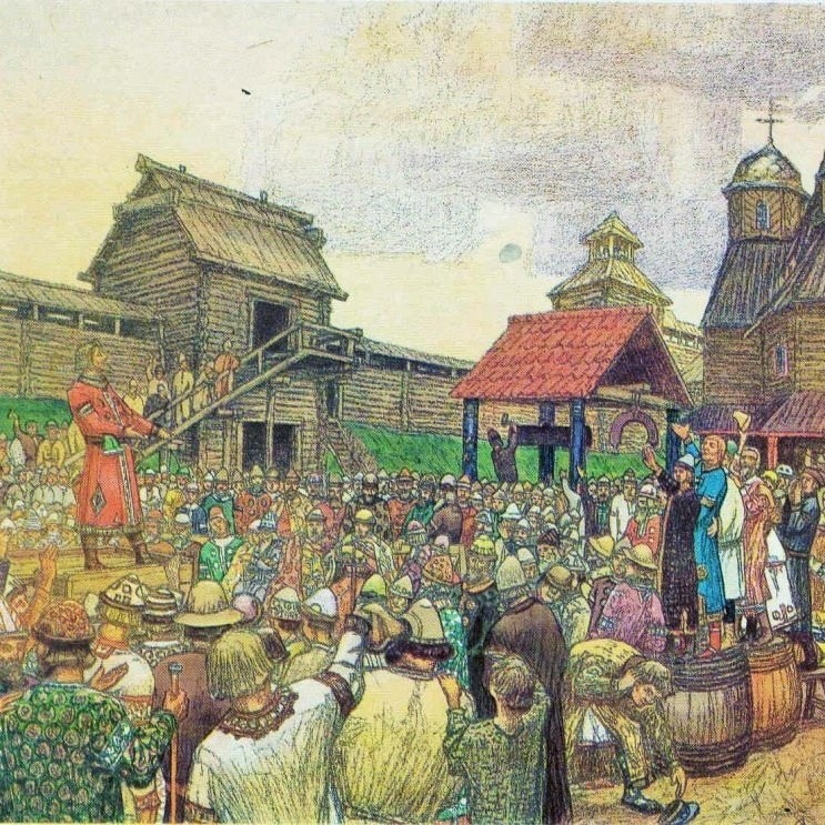 Вече в новгороде васнецов. Новгородское вече васнецов. Как называлось вече в новгороде. Вече это в древней руси. Древний новгород вече.