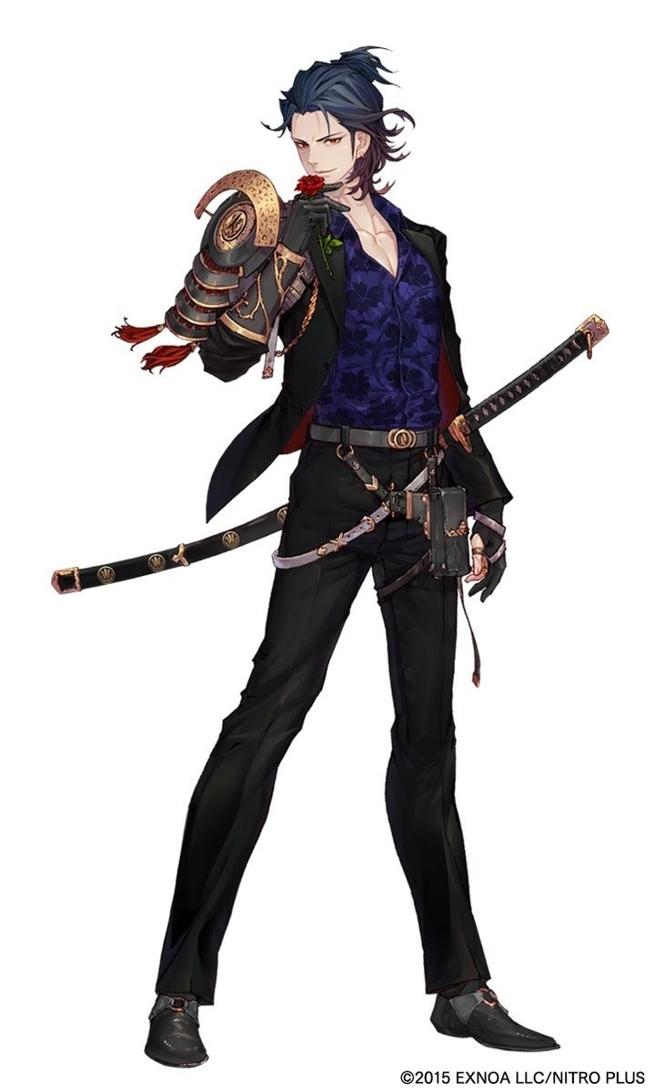 科普 新刀劍男士介紹 福島光忠 Rometina的創作 巴哈姆特