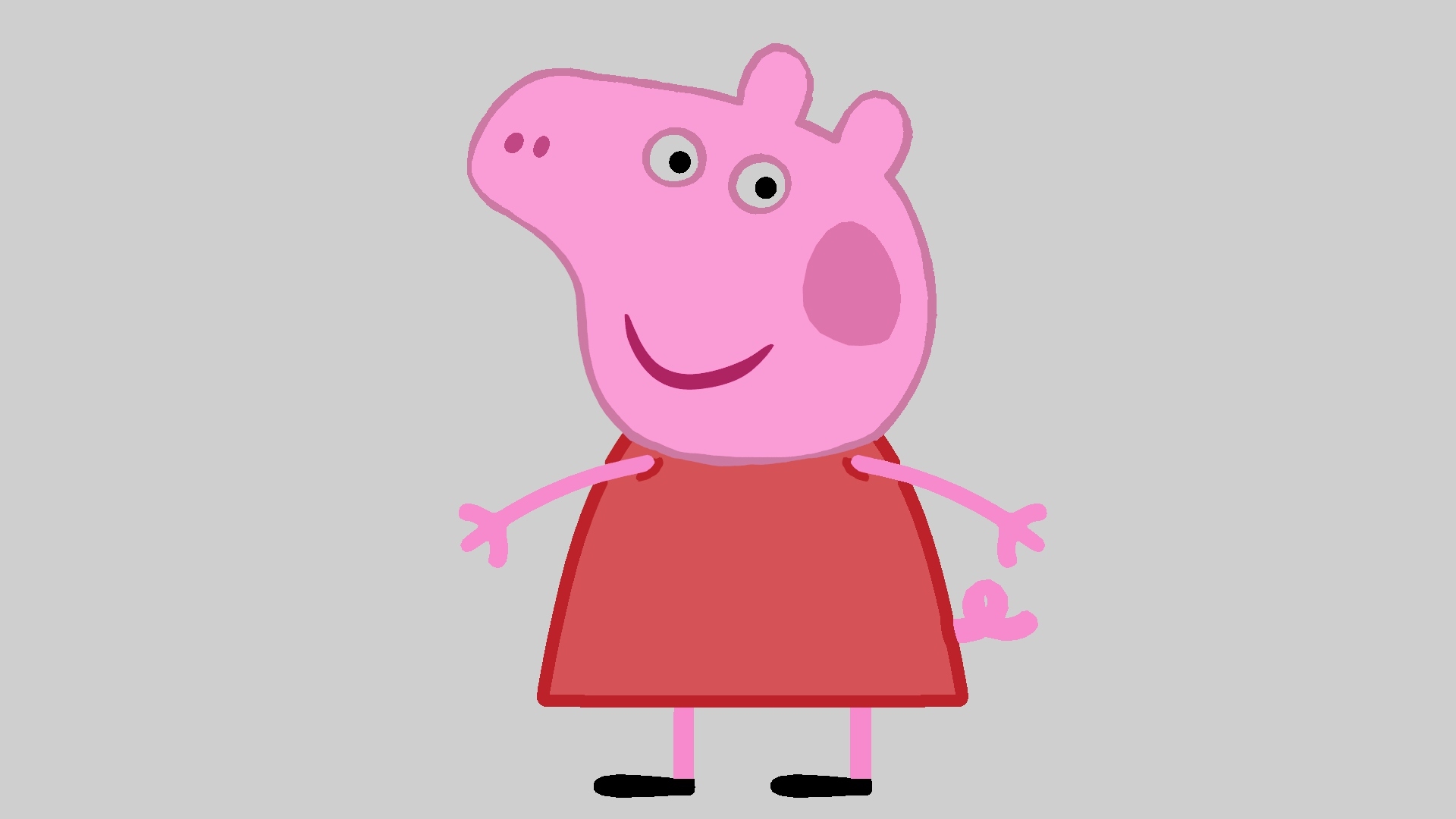 3D 佩佩豬 - he02159452的創作 - 巴哈姆特