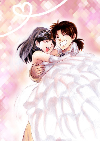 金田一一 與 七瀨美雪 的婚禮 Pegasusking的創作 巴哈姆特