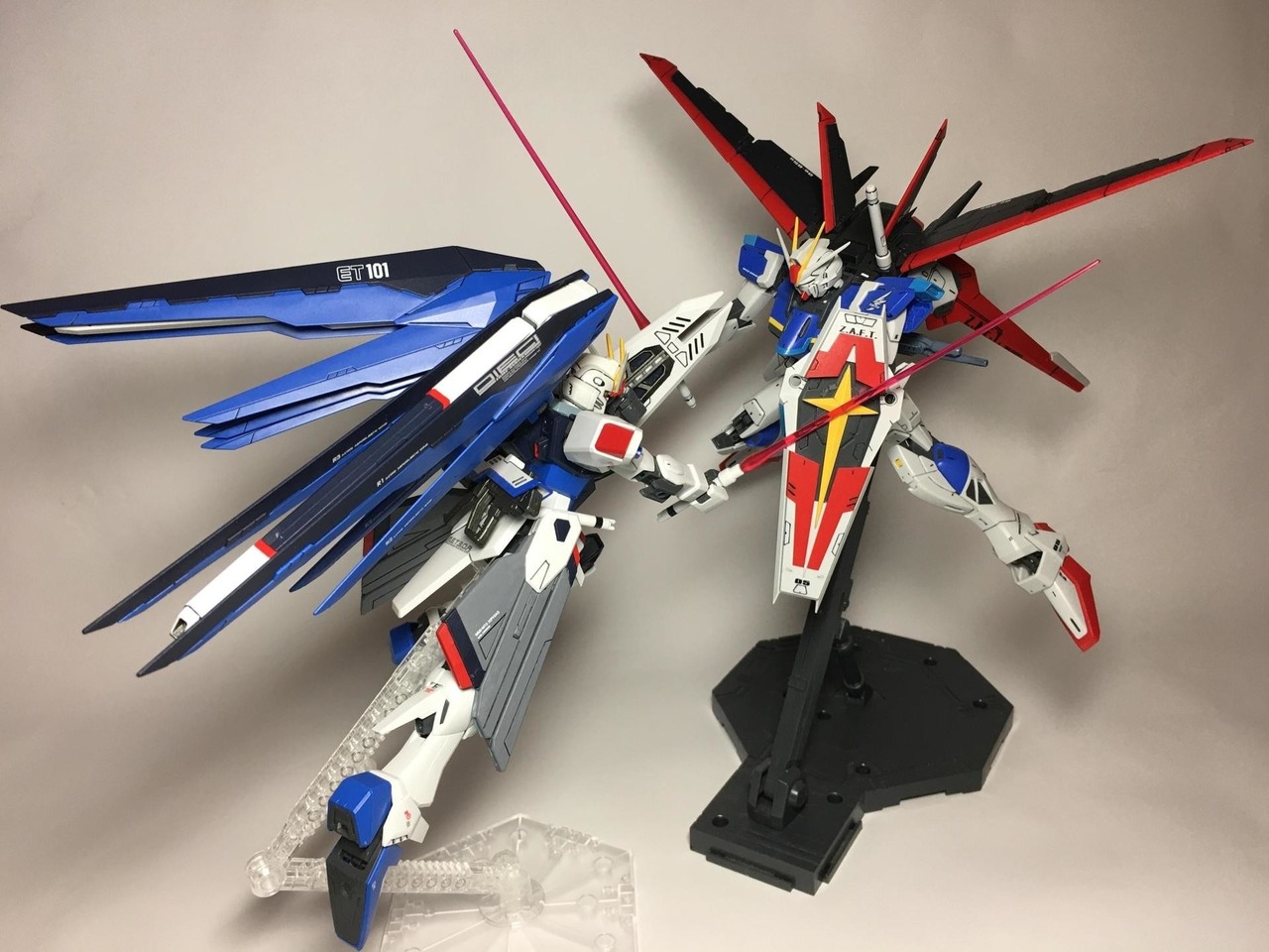 MG 1/100 Freedom＆ Impulse - knight1994的創作 - 巴哈姆特