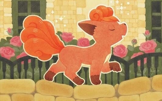 六尾-寶可夢插圖庫(Vulpix Pokémon) - apple83411的創作 - 巴哈姆特