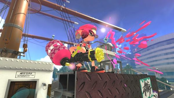 防禦反擊的武器組合範本－『Splatoon 2』追加新武器「桶裝迴旋機槍裝飾版」 - mildly的創作 - 巴哈姆特