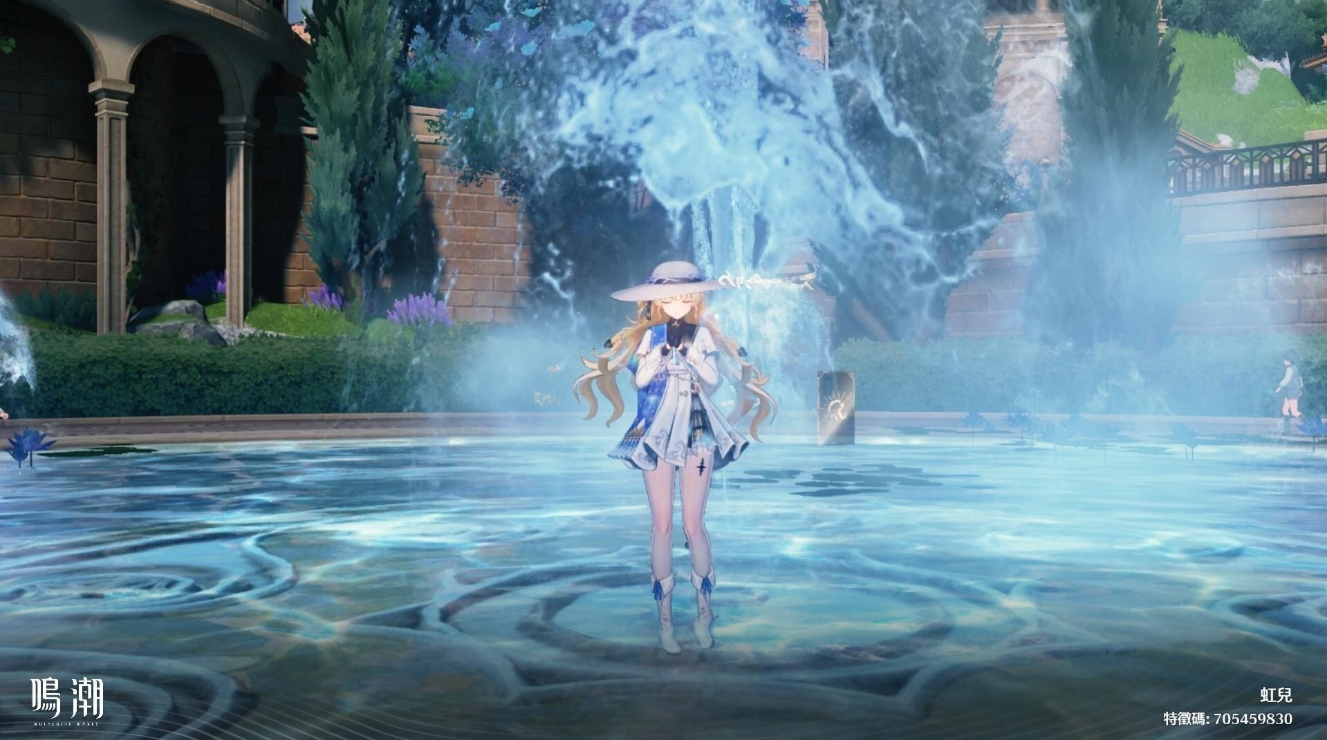 [創作] 鳴潮-此女宛若聖女，此泉即是聖泉