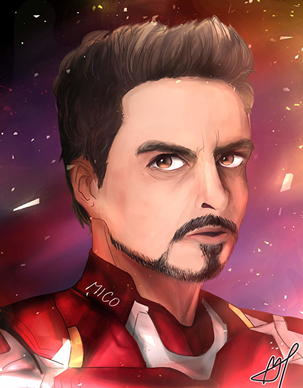 塗了塗 Iron man - miko1204的創作 - 巴哈姆特