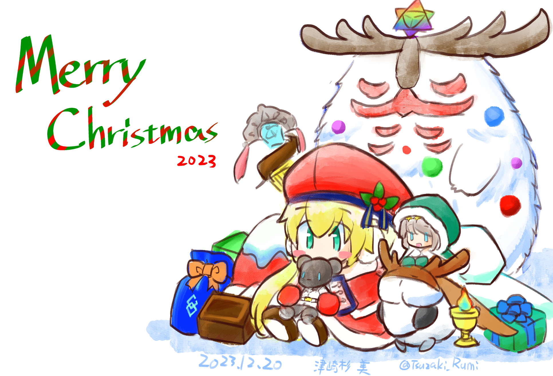 [達人專欄] 【FGO】聖誕祭祭(2023年聖誕節賀禮) - mar2362893的創作 - 巴哈姆特