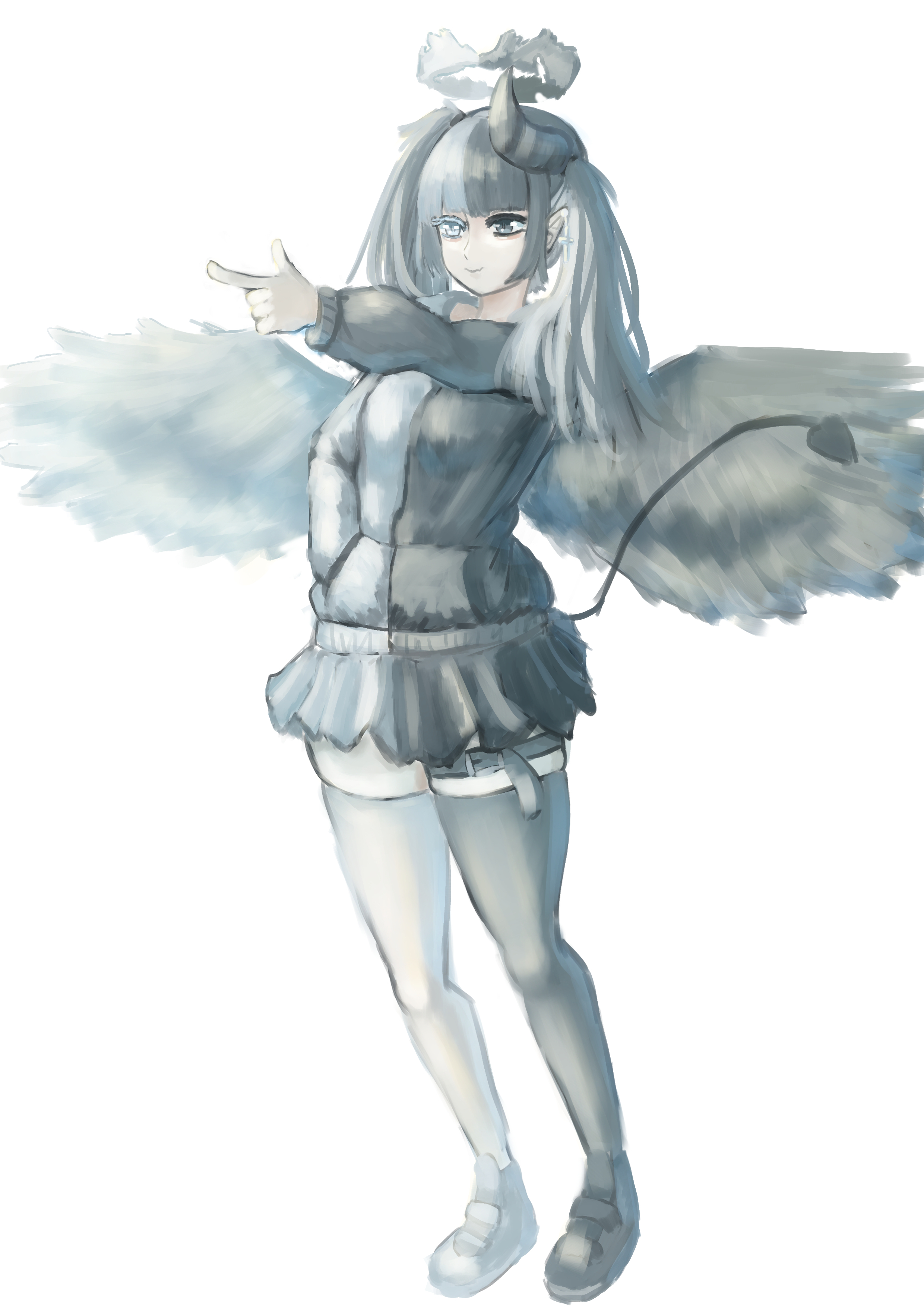 天使？惡魔？ - m123256887的創作 - 巴哈姆特