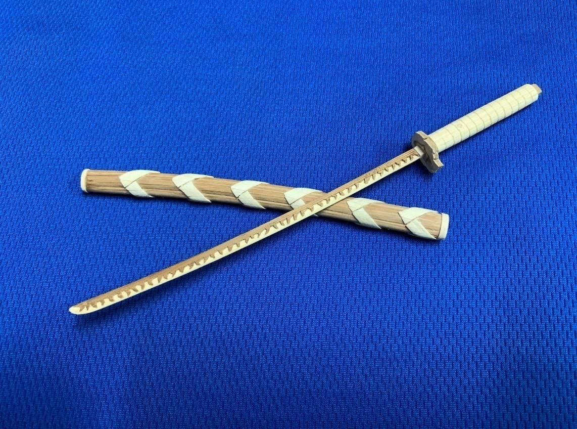 竹筷製鬼滅之刃武器 煉獄杏壽郎的日輪刀 Floatant1的創作 巴哈姆特