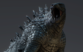 [3D] Legendary Gojiila fan art work 完成篇 - swalom1202的創作 - 巴哈姆特