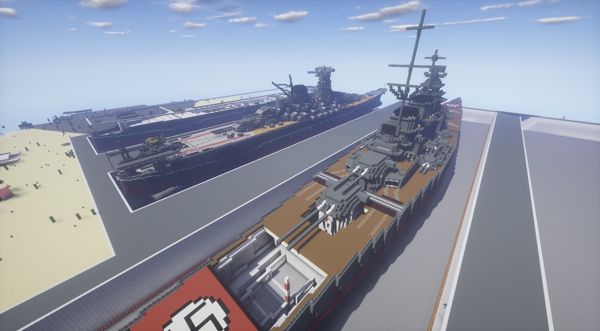 Minecraft 戰艦創作走向 未完待補 Oplopl870702的創作 巴哈姆特