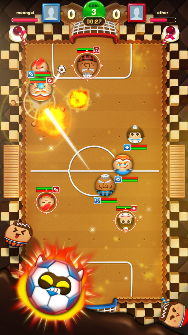 足球競技遊戲《王牌射手》於雙平台同步推出 跟著餅乾們展現足下功夫