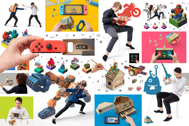 Nintendo Switch 紙箱玩具《任天堂實驗室》釋出介紹影片 結合多樣化創意玩法