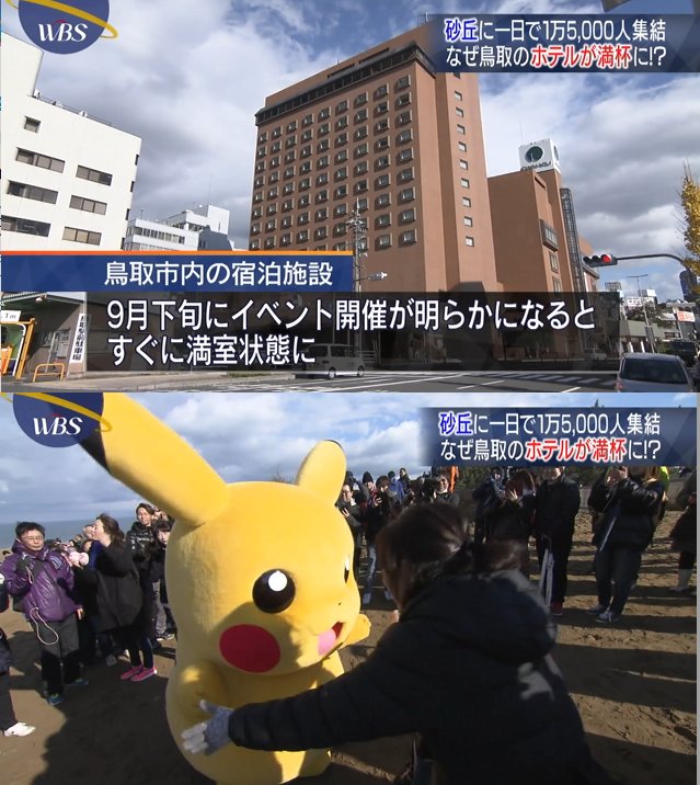 《Pokemon Go》全球挑戰達標「袋獸」現身亞洲 日本玩家塞爆鳥取砂丘
