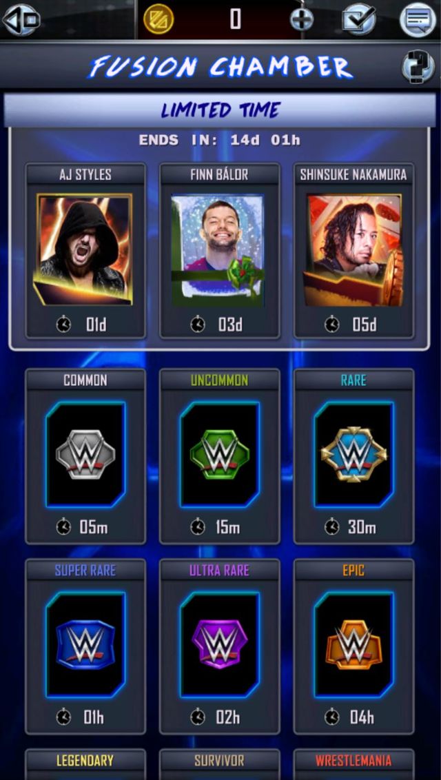 《WWE SuperCard》推出「狂暴融合」活動與「情人節」活動