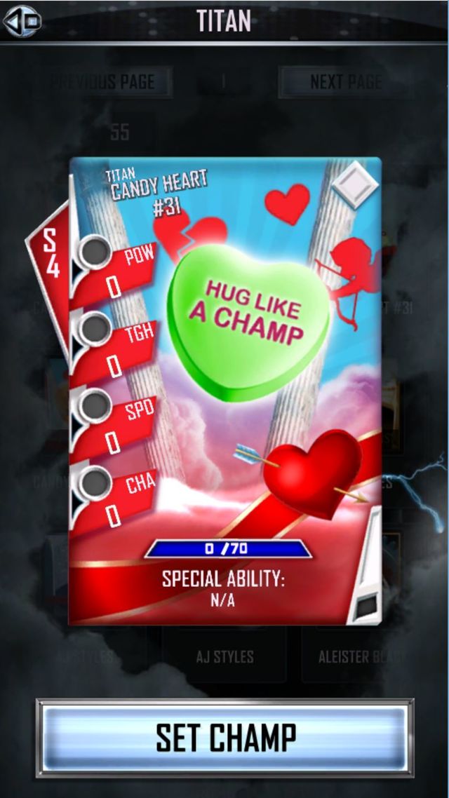 《WWE SuperCard》推出「狂暴融合」活動與「情人節」活動