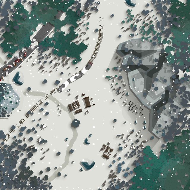 地图美术概念图。继承前作探索的精神，这次团队似乎将呈现一个在广阔大地探索的故事。