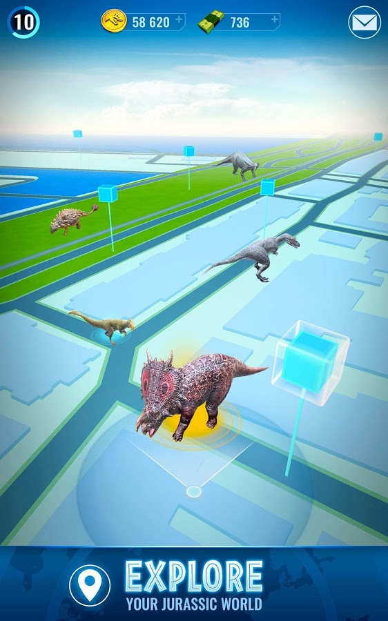 AR 手機遊戲《侏羅紀世界 Alive》曝光 在真實世界中捕獲恐龍進行對戰