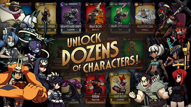 黑暗童話格鬥 RPG《Skullgirls 骷髏少女》於北美等地區推 Android 版本