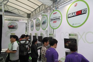 眾多協力廠商遊戲試玩展出