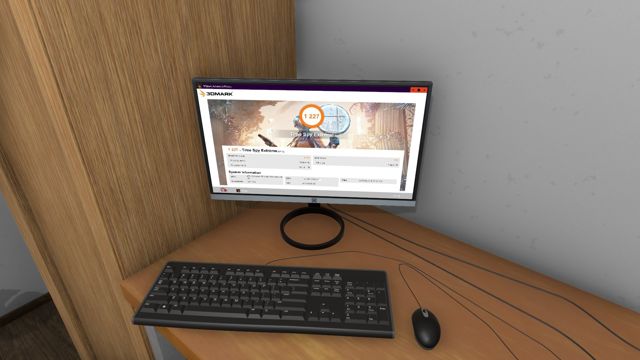 《模擬組裝電腦》與 3DMark 開發商合作 在遊戲中也可以測試你組裝的電腦效能啦！