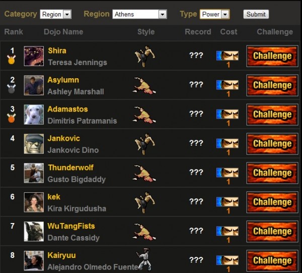 尋找對手時還可以選擇同一個國家區域內的名單