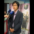 遊戲製作人李相和接受台灣媒體訪問