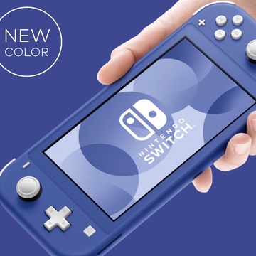 Nintendo Switch Lite 新配色“蓝色”主机 5 月 21 日于日本