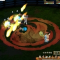 《吞食天地 2 Online》仙柚爭奪戰，與隨機遇到的「搗蛋鬼」戰鬥後取得「仙柚」