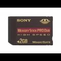 SONY Memory Stick PRO Duo High Speed 2GB 記憶卡（此為電腦合成圖）