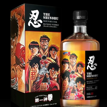 忍 SHINOBU 与《第一神拳》台湾限定联名威士忌即日起