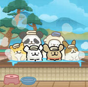 線條小狗：動物溫泉,アニマルスパ,Animal Spa